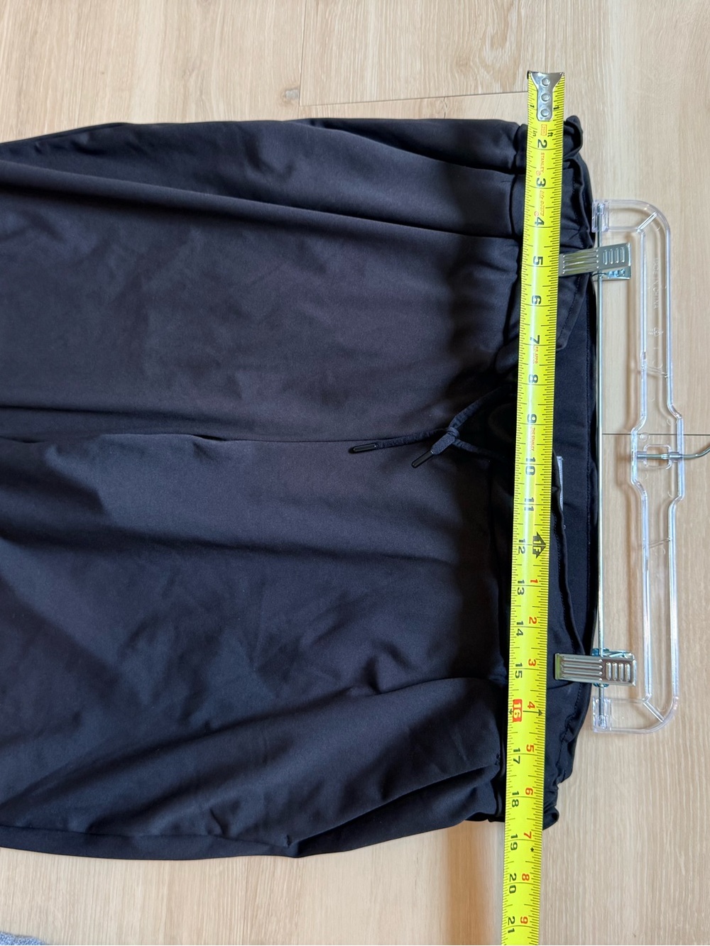 Maison d’Amélie Paris Black Pull On Travel Pants XL Stretch Elastic Waist - Picture 6 of 7